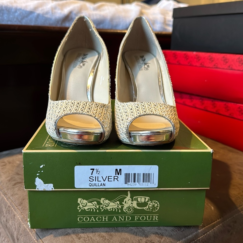 Coach and Four Sparkle Heels